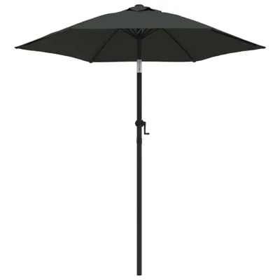 Produktbild von vidaXL Sonnenschirm Anthrazit 200 x 224 cm Aluminium