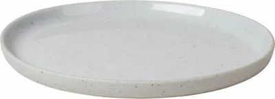 Produktbild von Blomus Beilagenteller SABLO, Keramikteller, Speiseteller, Teller, Keramik, grau, 14 cm, 64100