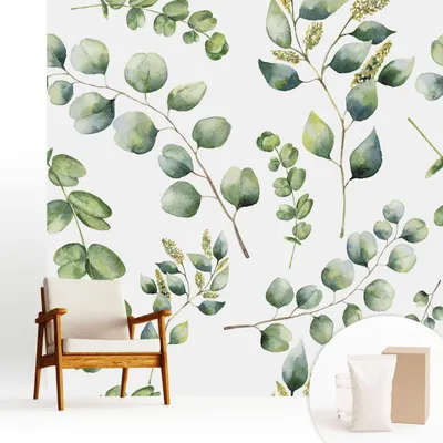 Zdjęcie produktu dla Fototapeta samoprzylepna – 250 x 250 cm – tapeta – tapeta ścienna – obrazy ścienne – folia samoprzylepna – folia dekoracyjna – tapeta foliowa – ściana – dekoracja – salon – zielone liście