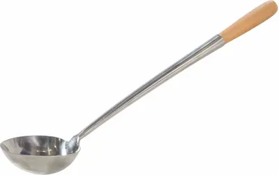 Produktbild von Kelle für Gulaschkessel inox mit Holzgriff