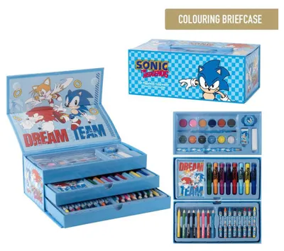 Produktbild von Sonic the Hedgehog Colouring Schreinkoffer