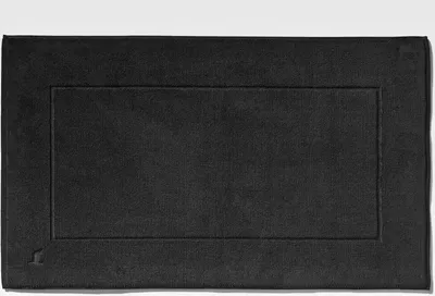 Produktbild von Superwuschel Badteppich 60 x 100 cm aus 100% Baumwolle, black