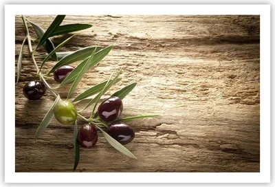 Produktbild von Poster - Poster ohne Rahmen - Oliv italien aroma diät - 91,5x61 cm - Wand Bild - Wanddeko - Wandbilder - Kunstposter - Wandposter - Bilder - Kunstdruck - Wanddekoration - Wandbild - P2XAA91x61-2420