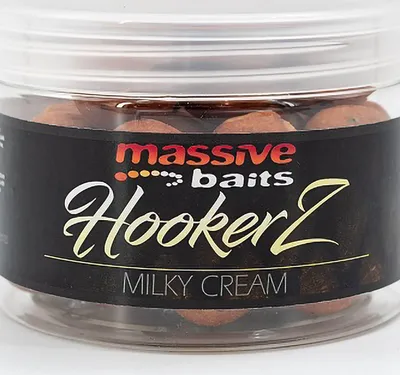 Zdjęcie produktu dla Przynęta Kulki Haczykowe Massive Baits Hookerz Milky Cream 18 Mm