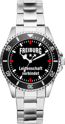 Produktbild von KIESENBERG Herrenuhr Armbanduhr Freiburg Geschenk Artikel Idee Fan Analog Quartz 2299