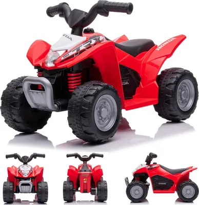 Produktbild von Detská elektrická štvorkolka Honda H3 TRX, 3km/h, detská štvorkolka, šmykľavka pre deti od 18 mesiacov, Led lampa, červená farba