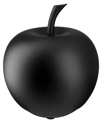 Immagine prodotto di Gilde, oggetto decorativo, mela, "Portofino", Vetroceramica, nero, confezione da 3, altezza 17 cm, diametro 16 cm. Codice: 32054. EAN: 4063387320549