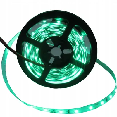 Produktbild von LED-Leistenband, 24 Watt, 4,8 Watt pro Meter, 12 Volt, IP20, grün, 5 Meter, dimmbar