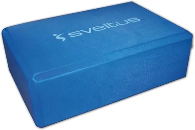 Produktbild von PolkaHome® Yoga-Block aus EVA-Schaum, Blau, für Entspannung und Gleichgewicht