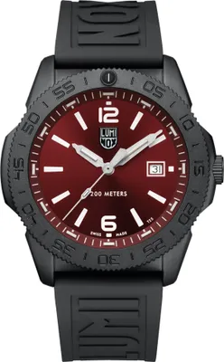 Luminox XS.3135.B Herren-Taucheruhr Quarz Pacific Diver Schwarz/Rot 1