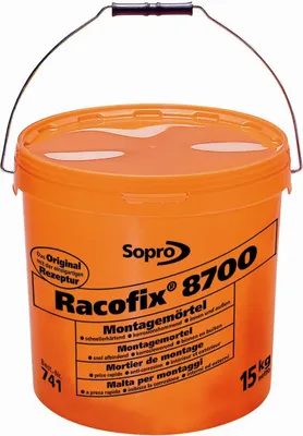 Produktbild von SOPRO Montagemörtel Racofix® 8700 1:3 (Wasser/Mörtel) 15 kg