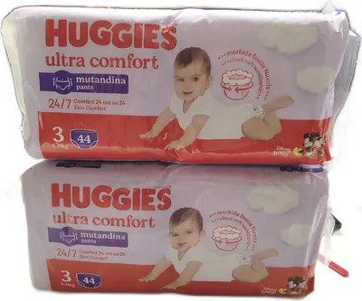 Produktbild von Huggies Ultra Comfort Windeln Größe 3 6-11 Kg Packung mit 88 Baby Saugstark;