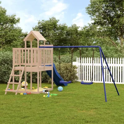Produktbild von Möbel Spielturm Massivholz Kiefer - Schaukeln 3155843