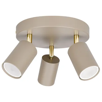 Produktbild von MasterLED Deckenleuchte Bardo 3-flammig GU10 gold-beige