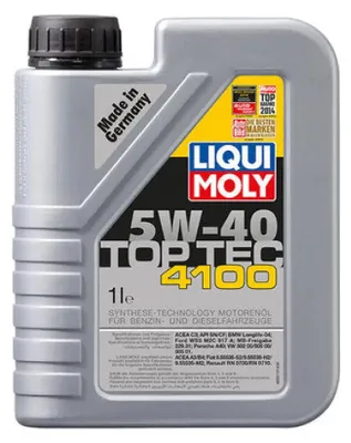 Zdjęcie produktu dla Olej Silnikowy 5W40 1L Liqui Moly Top Tec 4100