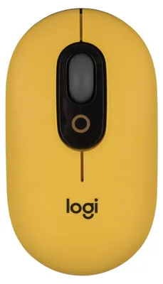 Obrázok produktu pre Logitech POP, Všestranný, Optický, RF Wireless + Bluetooth, 4000 DPI, Žltá