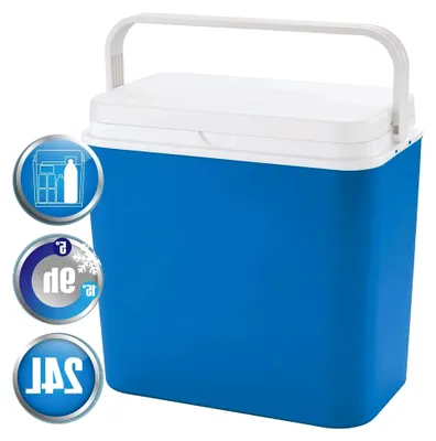 Produktbild von LEX Kühlbox Thermobox Warmhaltebox Picknick Camping 24 Liter Isolierbox bis zu 9 Stunden Kühlung