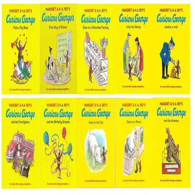 Immagine prodotto di Collezione di 10 libri su una scimmia allegra