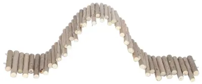 Productafbeelding van Elzusha - Natuurlijk Houten Brug voor Hamster - Kauwspeelgoed 40 cm