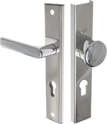 Produktbild von Türgriff, außen, mit Einbruchschutz, 72 Chrom MPS02