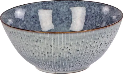 Produktbild von Broste Copenhagen Schüssel Nordic Sea 25 x 11 cm Steingut grau