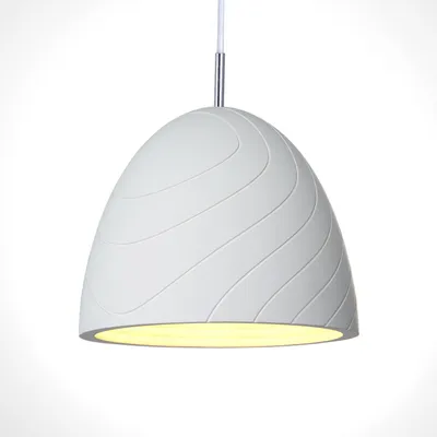 Produktbild von Pendelleuchte, E27, Lampe Für Wohnzimmer Esszimmer Küche, Höhenverstellbar Farbe  Gips-Weiß