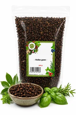 Produktbild von K T 500 g / 0,5 Kg Nelken ganz - Gewürznelken - Cloves 1 A Qualität
