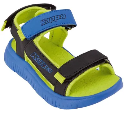 Produktbild von Kappa - Kinder Sandalen "Kaleo" MR78272 (25 EU) (Schwarz/Blau/Grün)