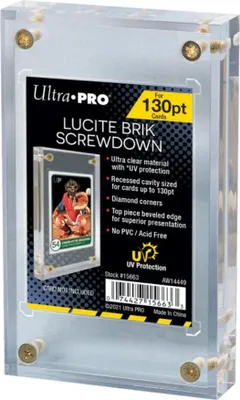 Zdjęcie produktu dla Ultra Pro Lucite Brik UV Screwdown 130PT