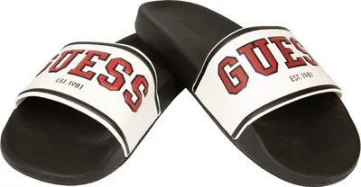 Produktbild von GUESS Bandeau Slides für Herren Meer Pool Beachwear Artikel FMOCIAELE19 ELLIOT2, 44 Numero piede 44, Gomma 100%