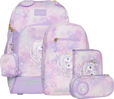Zdjęcie produktu dla Beckmann Active Air FLX, Piórnik, Pencil pouch, Tornister szkolny, Portfelowy, Dziewczyna, Szkoła podstawowa, Plecak, 25 l, Kieszeń przednia, Kieszeń boczna