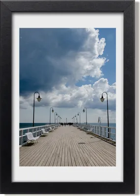 Produktbild von Bild 20x30 MDF-Rahmen, Wandkunst Pier in Orłowo