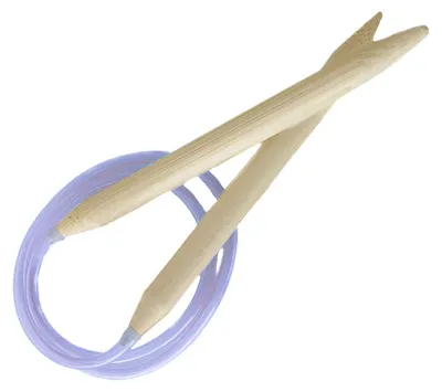 Produktbild von Bambus Rundstricknadel 10 mm / 80 cm