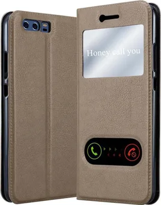 Obrázek produktu pro Cadorabo Protective Case for Huawei P10 PLUS Case in Brown Pouzdro na mobilní telefon typu kniha Cover Etui