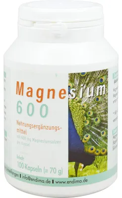 Image de ENDIMA Magnésium 600 gélules, 100 gélules
