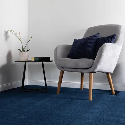 Produktbild von Steffensmeier Teppichboden Ibiza | Auslegware | Kinderzimmer ,Wohnzimmer,Schlafzimmer und Jugendzimmer | Blau, Größe: 400x600 cm