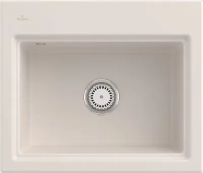 Produktbild von Villeroy & Boch Keramikspüle 336601KR, Subway Style 60 S Einbauspüle - inkl.