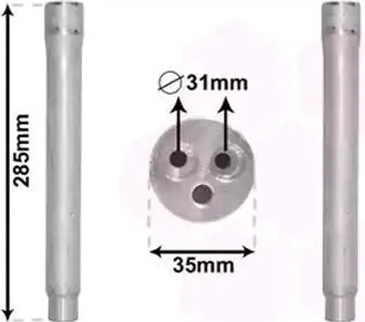 Produktbild von VAN WEZEL Klimatrockner 1800D599 für FORD FOCUS III Turnier