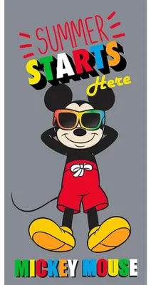 Obrázek produktu pro Dětská osuška Mickey Mouse Léto začíná