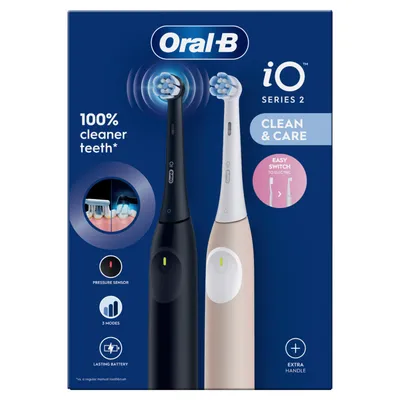 Immagine prodotto di Oral-B iO Series 2 Night Black/Calm Pink con 2. manipolo