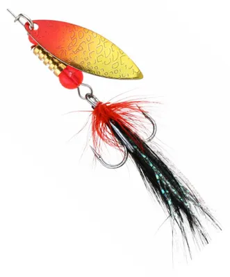 Image de Mikado 3g Spinner Stream : leurre métallique pour la pêche au brochet, au perche et à la truite. Hameçons triples