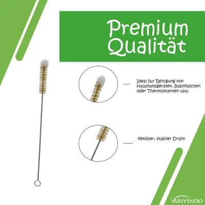Produktbild von Wollschopfbürste 22 cm lang, Borste 6 cm, Ø 1 cm
