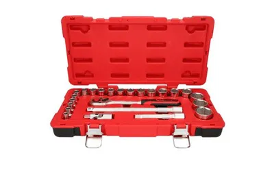 Produktbild von KS Tools 951.0624, Steckschlüssel-Satz, 1/2", 24 Kopf/Köpfe, Chrom-Vanadium-Stahl, 4,3 kg