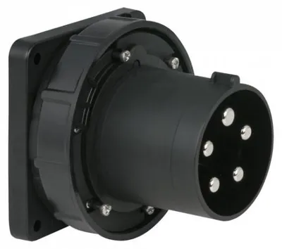 Obrázek produktu pro PCE CEE 125 A/400 V 5pólová zásuvka samec černá - IP67