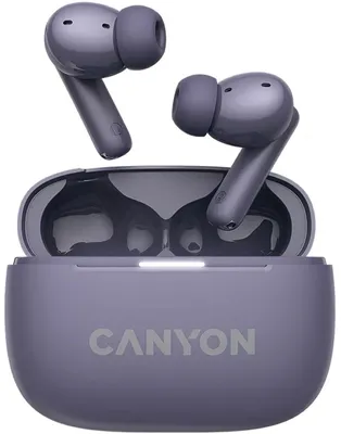 Immagine prodotto di Canyon CNS-TWS10PL Cuffie e auricolari True Wireless Stereo (TWS) in Ear Chiamate/Musica/Sport/Tutto il giorno USB Type-C Bluetooth Viola (CNS-TWS10PL)