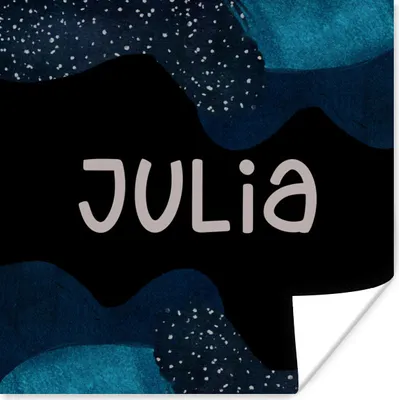 Produktbild von MuchoWow® Poster Julia - Pastell - Mädchen 100x100 cm - Babyzimmer