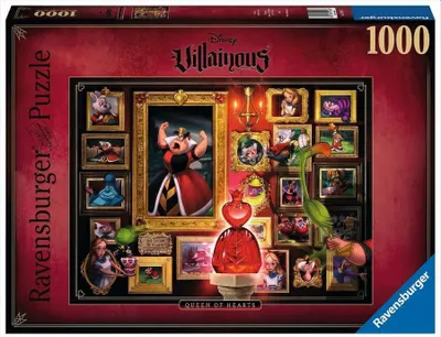 Produktbild von Puzzle Villainous: Queen of Hearts (1000 Teile)
