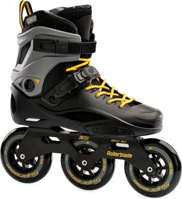 Zdjęcie produktu dla Rolki Rollerblade RB 110 Black/Saffron Yellow 44,5