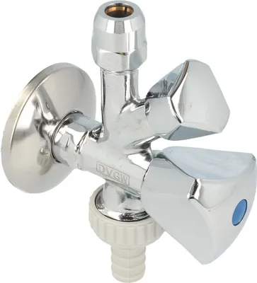 Produktbild von SCHLÖSSER WAS Kombi-Eckventil 3/8 Zoll (nicht selbstdichtend) DVGW - 0017141050001