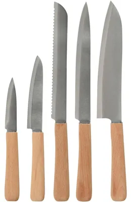 Produktbild von Küchenmesser-Set, 5-teilig, Edelstahl